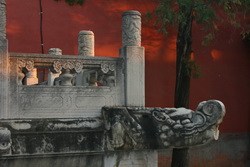 Historic architecture at the Ming Tombs visitor area
