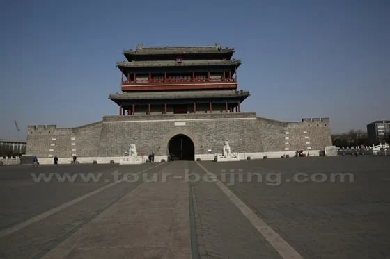 Yongdingmen gate tower on Beijing’s central axis